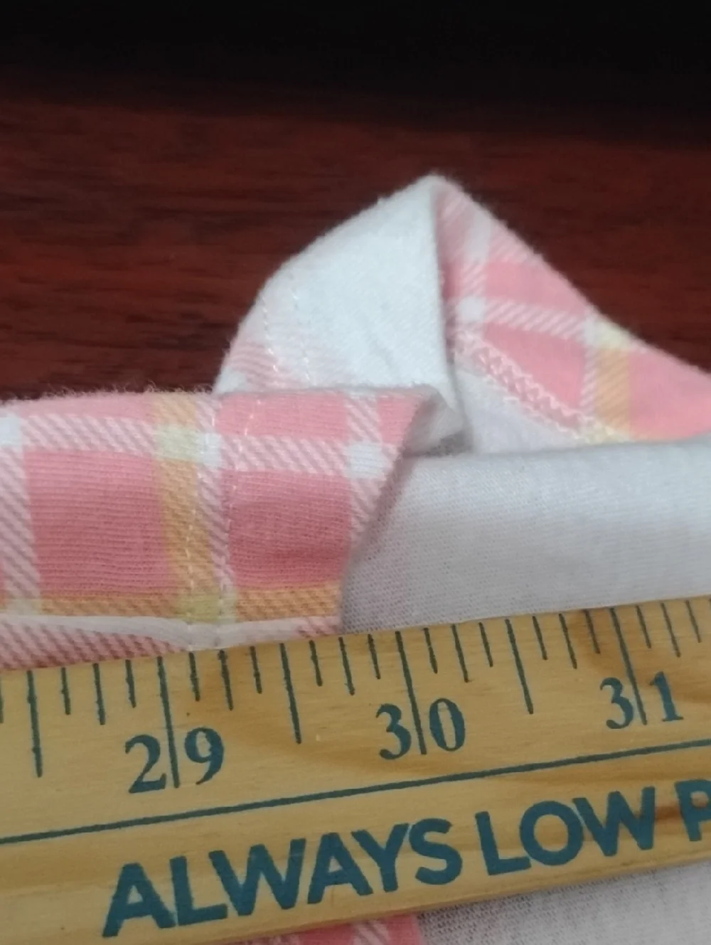 Laure Ashley Pink Plaid‎ Button-Up Shirt Sleeper Dress